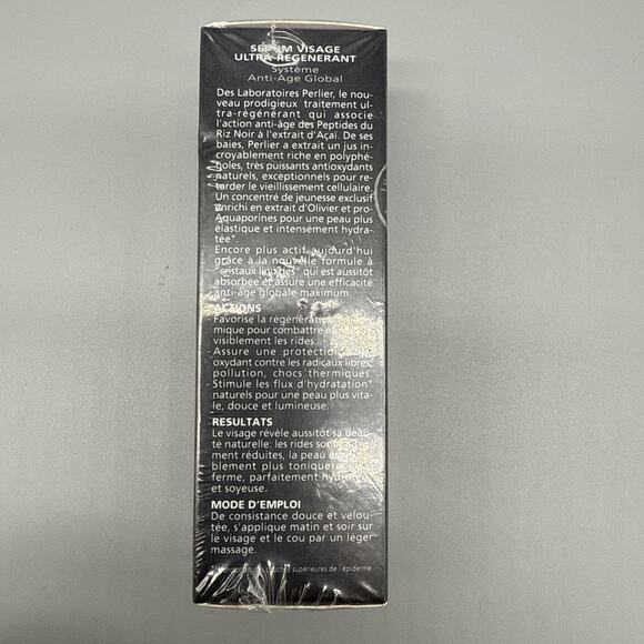 Perlier Black Rice Platinum Face Serum Ultra Renewing 30ml 1oz New - Picture 4 of 6